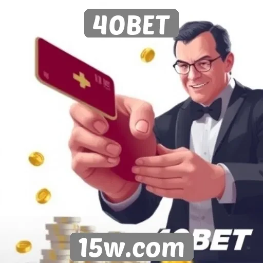 Métodos de pagamento aceitos no 40BET